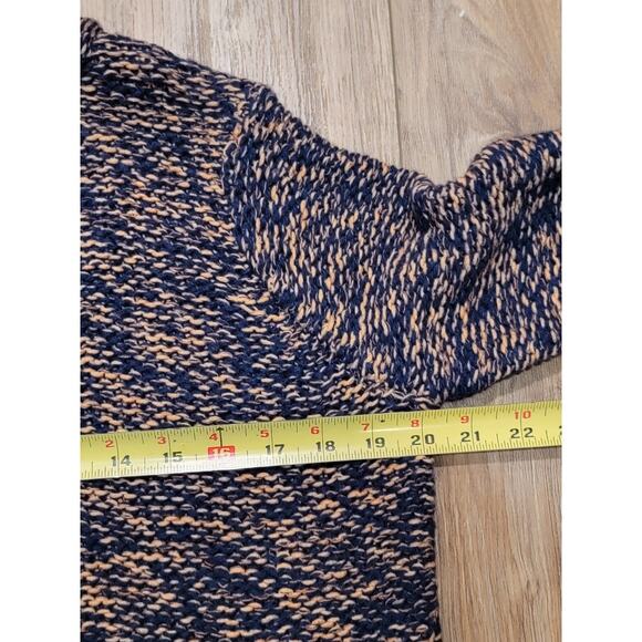 Anthropologie Sparrow Cardigan Sweater Women's Sz M Fringe Crochet Staple Blue - Picture 11 of 12